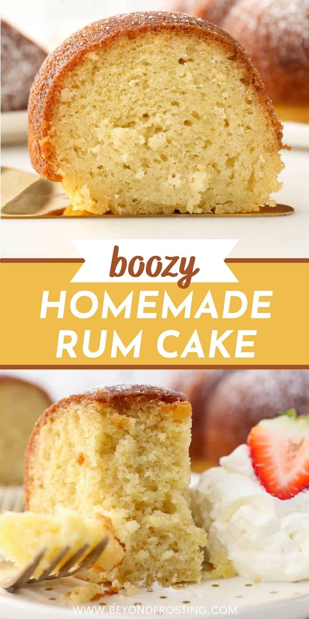 The Best Homemade Rum Cake Beyond Frosting