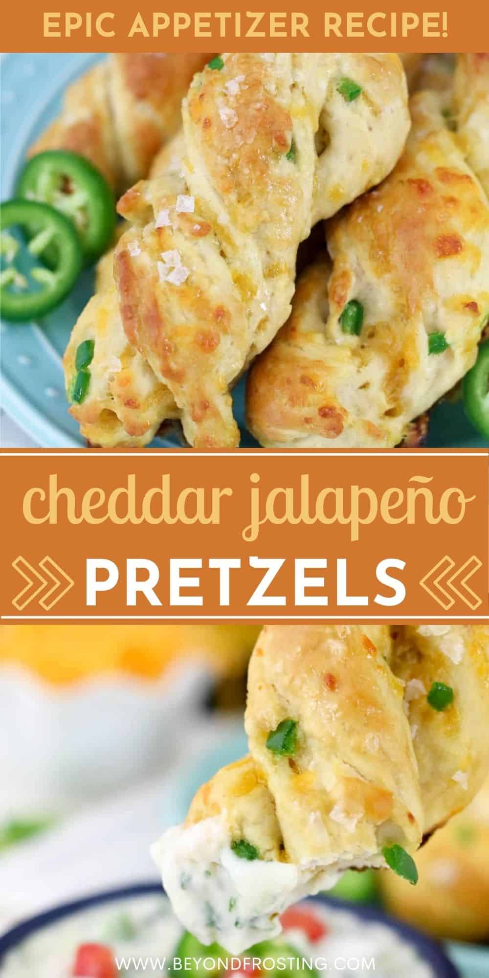 Cheddar Jalapeño Pretzels | Beyond Frosting