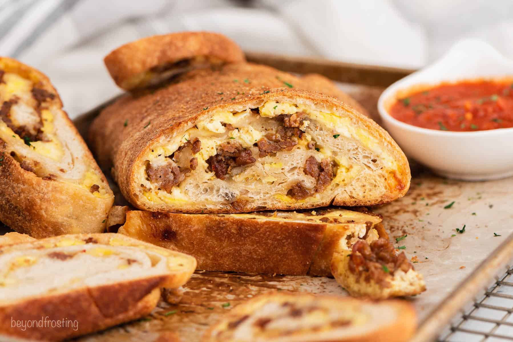 Nana’s Sausage Bread Beyond Frosting