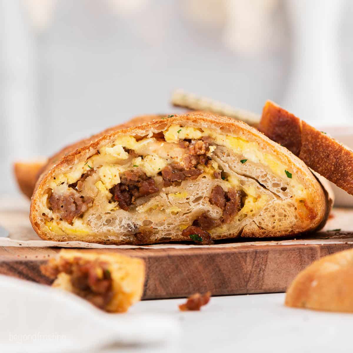 Nana’s Sausage Bread Beyond Frosting