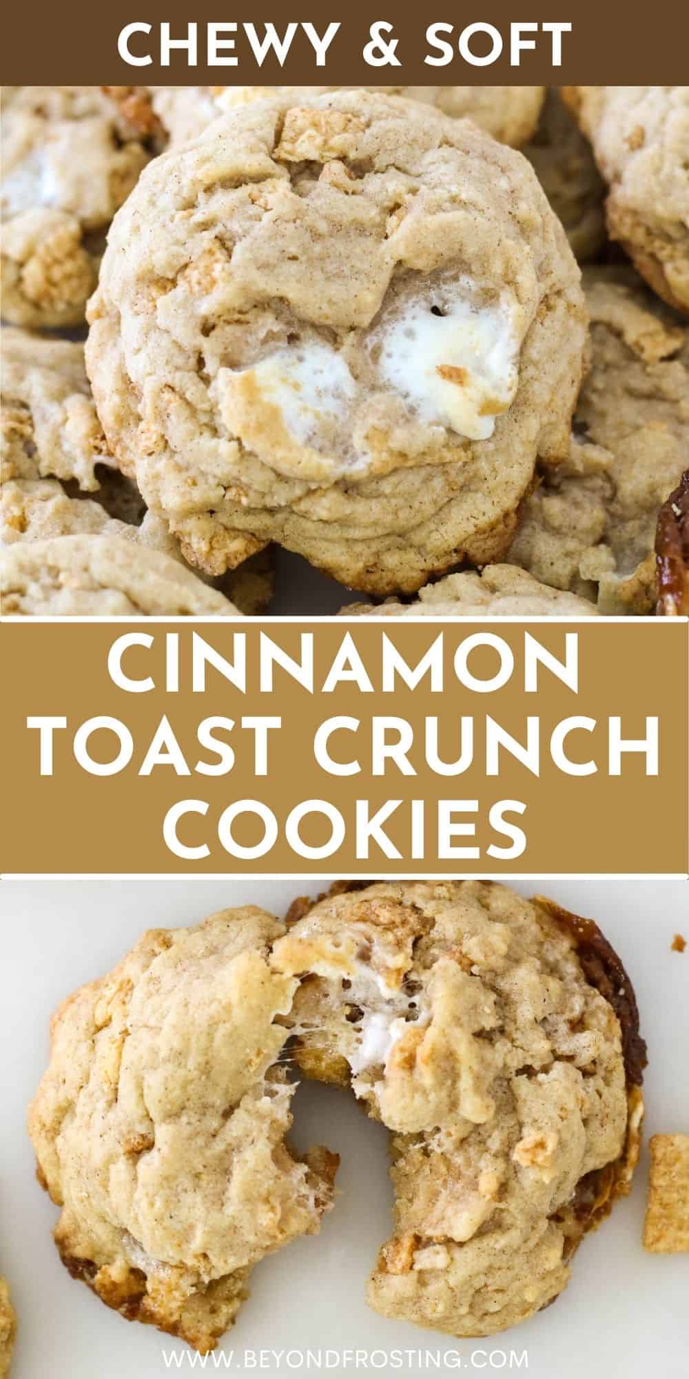 Cinnamon Toast Crunch Marshmallow Cookies Beyond Frosting