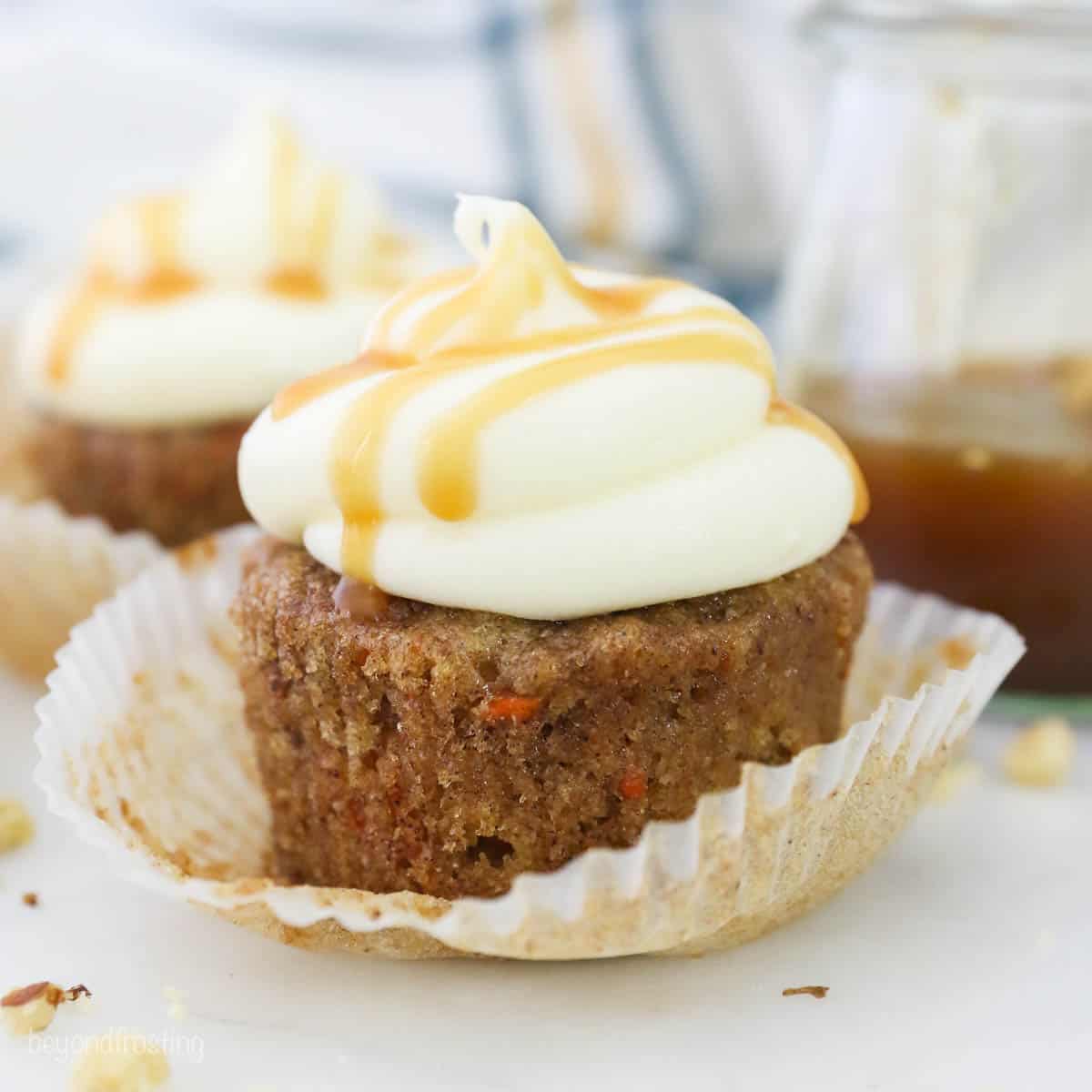 Carrot Cake Cupcakes - Charlotte's Lively Kitchen