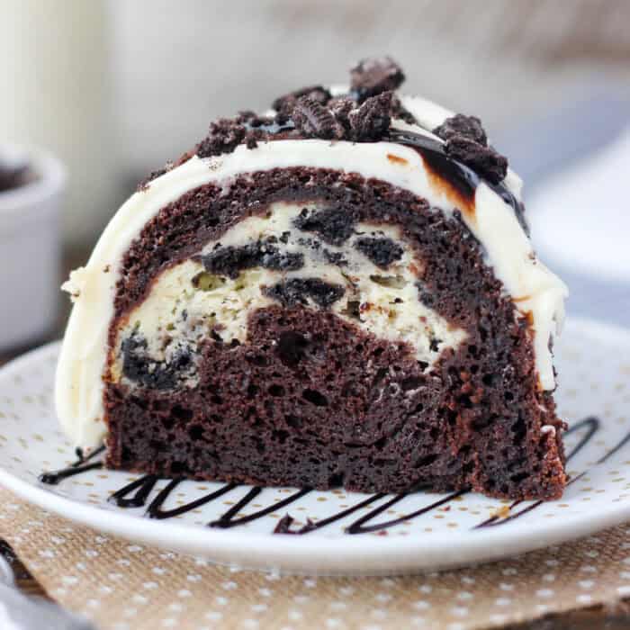 Oreo Chocolate Cheesecake Cake Recipe | Chocolate Bundt Cake Recipe