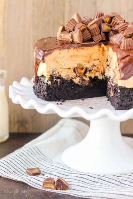 Homemade Peanut Butter Cup Ice Cream Cake | Beyond Frosting