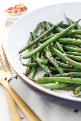 Sweet and Spicy Green Beans - Beyond Frosting