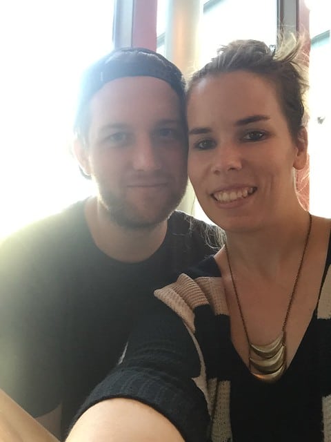 Selfie of blog author and her boyfriend