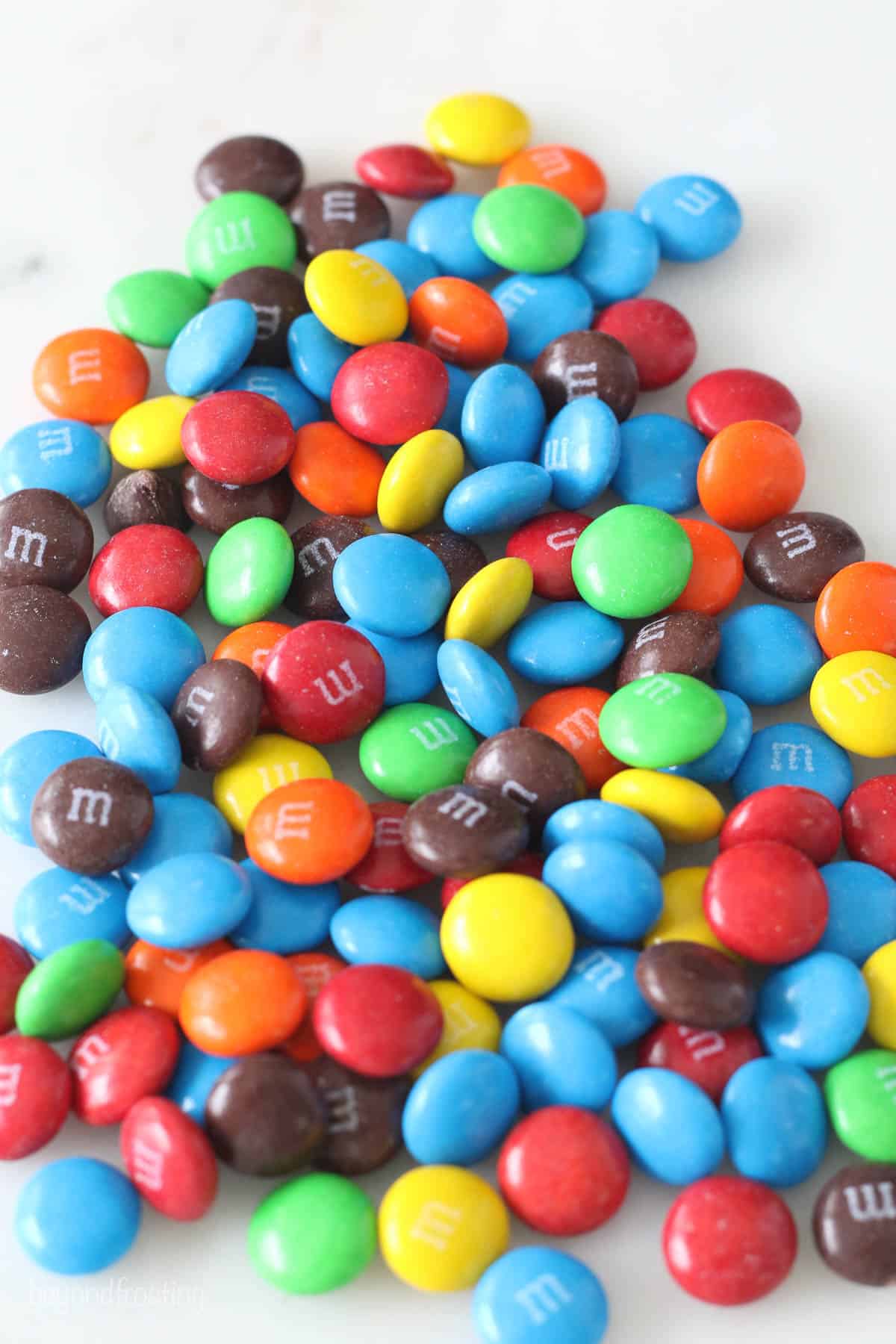 a pile of M&Ms