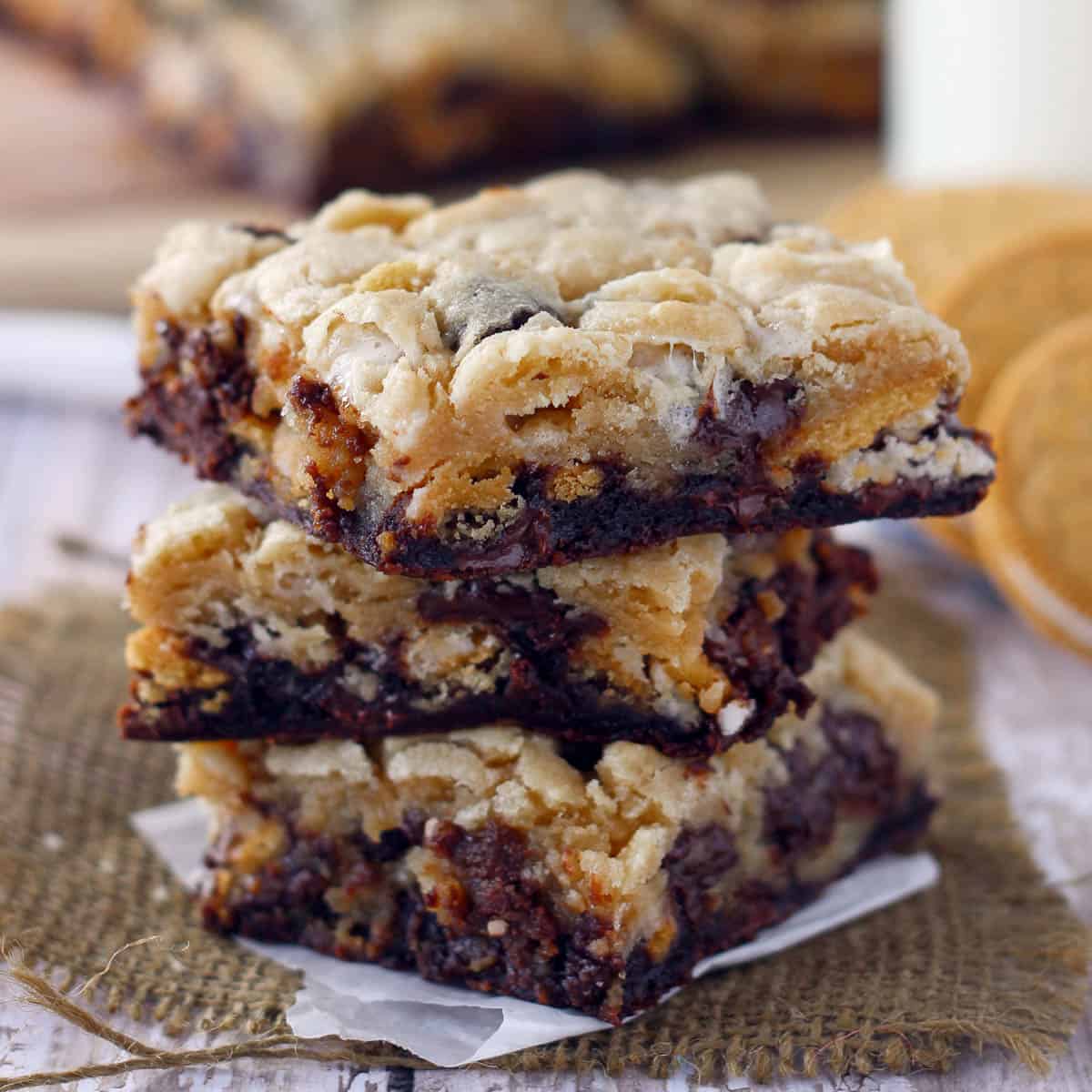 Best Eggless Brownie-Cookies (Brookies!) Recipe - The Foodie Diaries