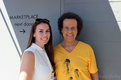 Blog author with Richard Simmons