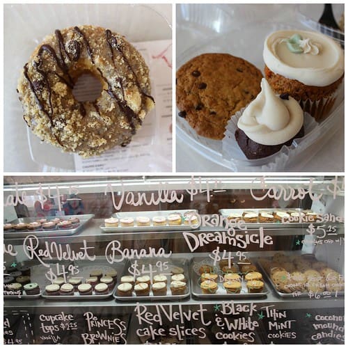 Collage of desserts from BabyCakes bakery