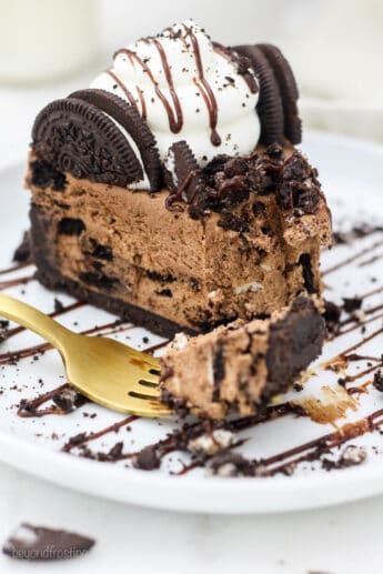 No-Bake Chocolate Oreo Cheesecake - Beyond Frosting