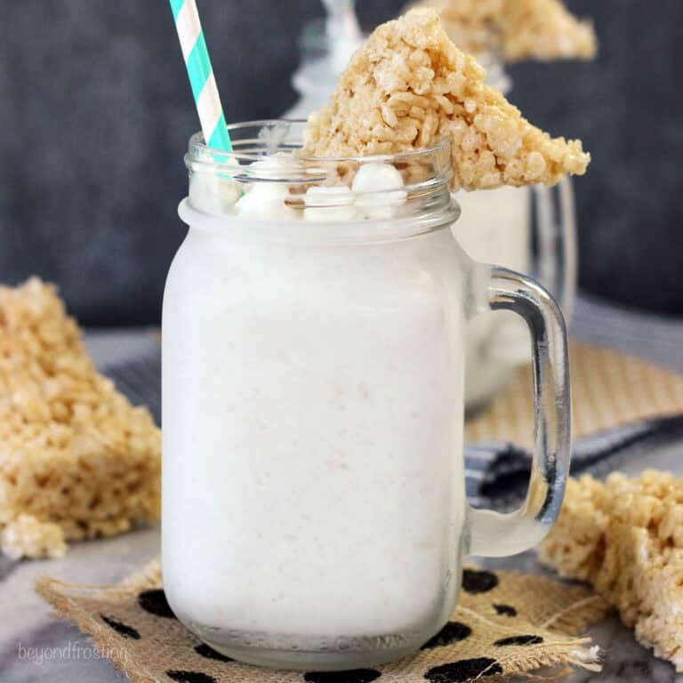 Rice Krispie Treat Milkshake Beyond Frosting
