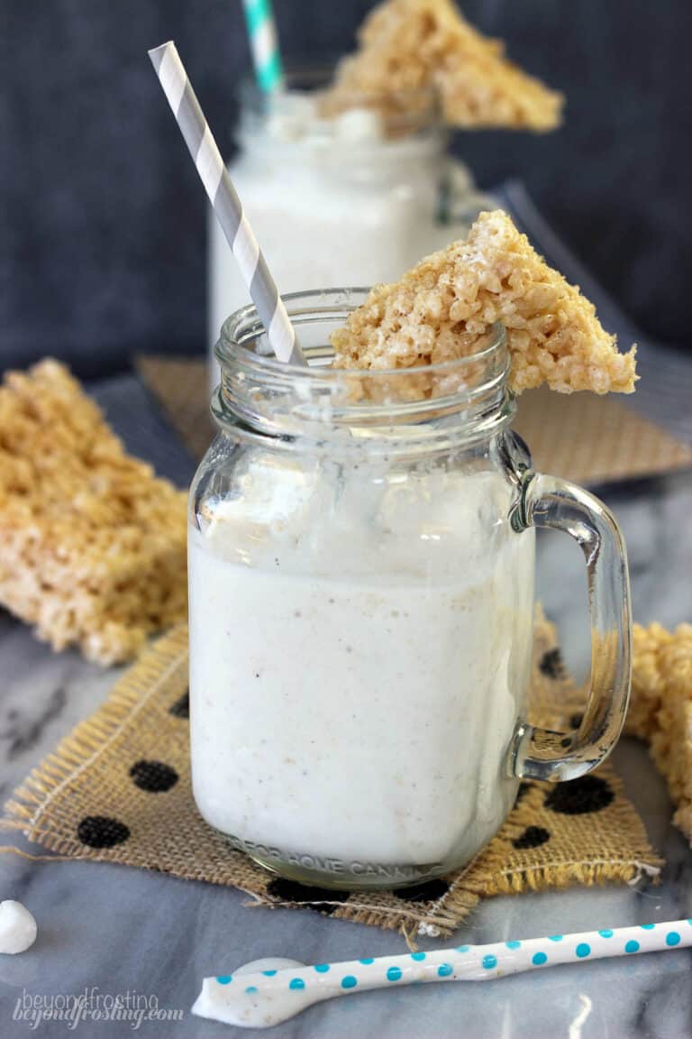 Rice Krispie Treat Milkshake Beyond Frosting