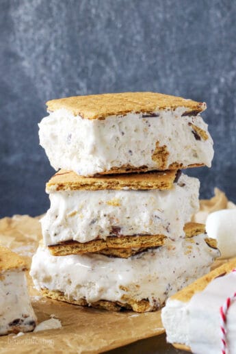 S'mores Ice Cream Sandwiches - Beyond Frosting