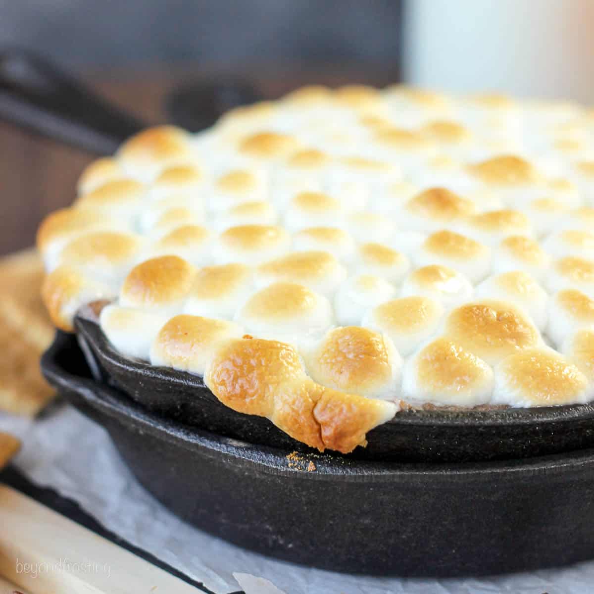 Reese’s Peanut Butter Cup S’mores Dip Beyond Frosting