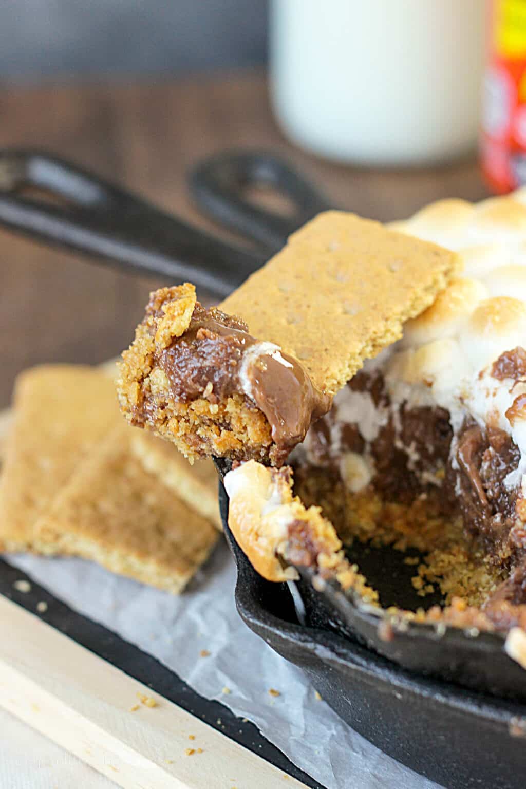 Reese’s Peanut Butter Cup S’mores Dip Beyond Frosting