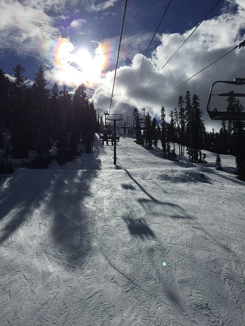 Ski lift at Northstar resort