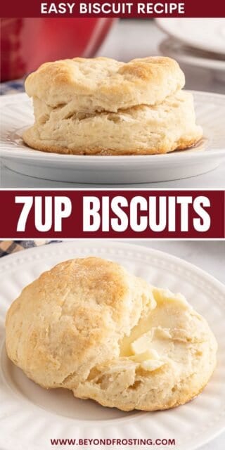 Pinterest image for 7up biscuits with textoverlay