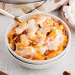 Serving of Sweet Potato Casserole