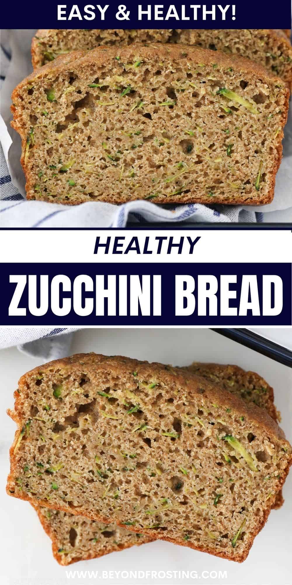 Zucchini Bread with Apple Sauce Beyond Frosting