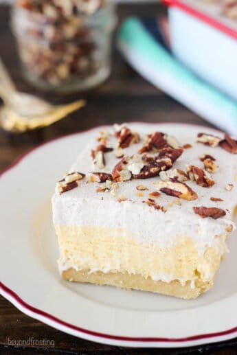 Creamy No-Bake Pumpkin Lush Icebox Cake | Beyond Frosting