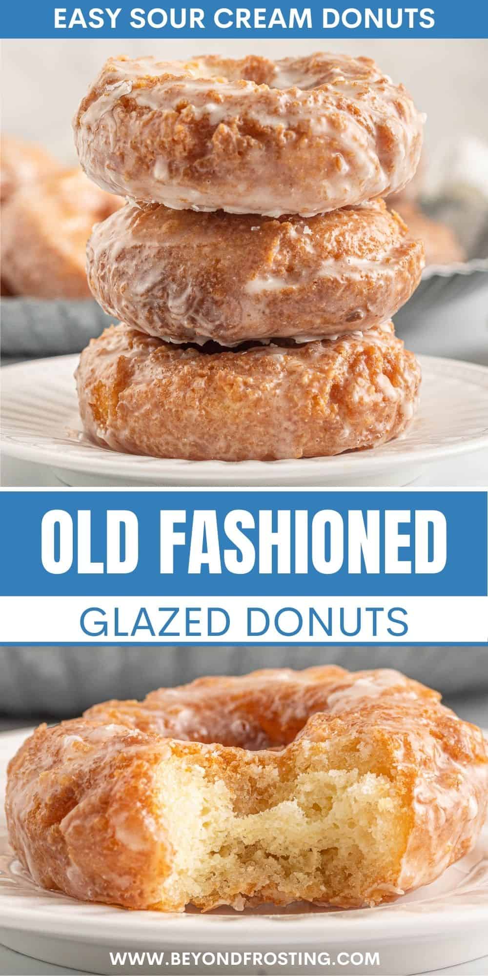 Glazed Old Fashioned Donuts l Beyond Frosting
