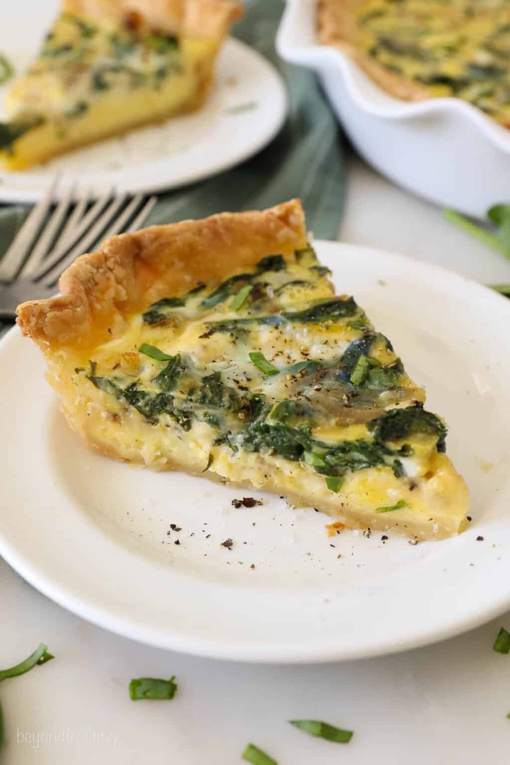 Easy Quiche Florentine Recipe L Beyond Frosting