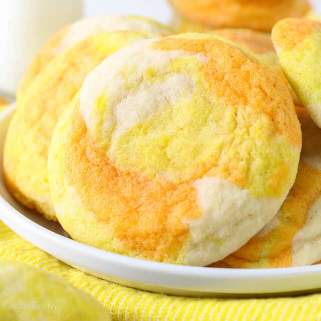 Candy Corn Sugar Cookies Beyond Frosting