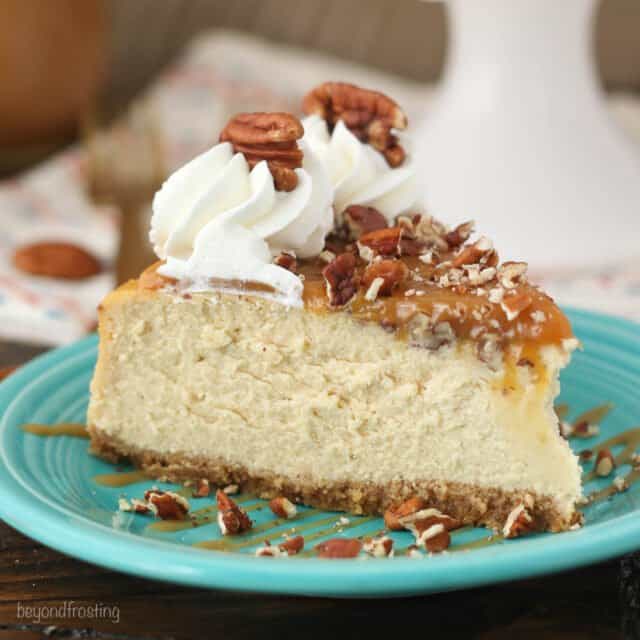 Caramel Pecan Cheesecake Beyond Frosting