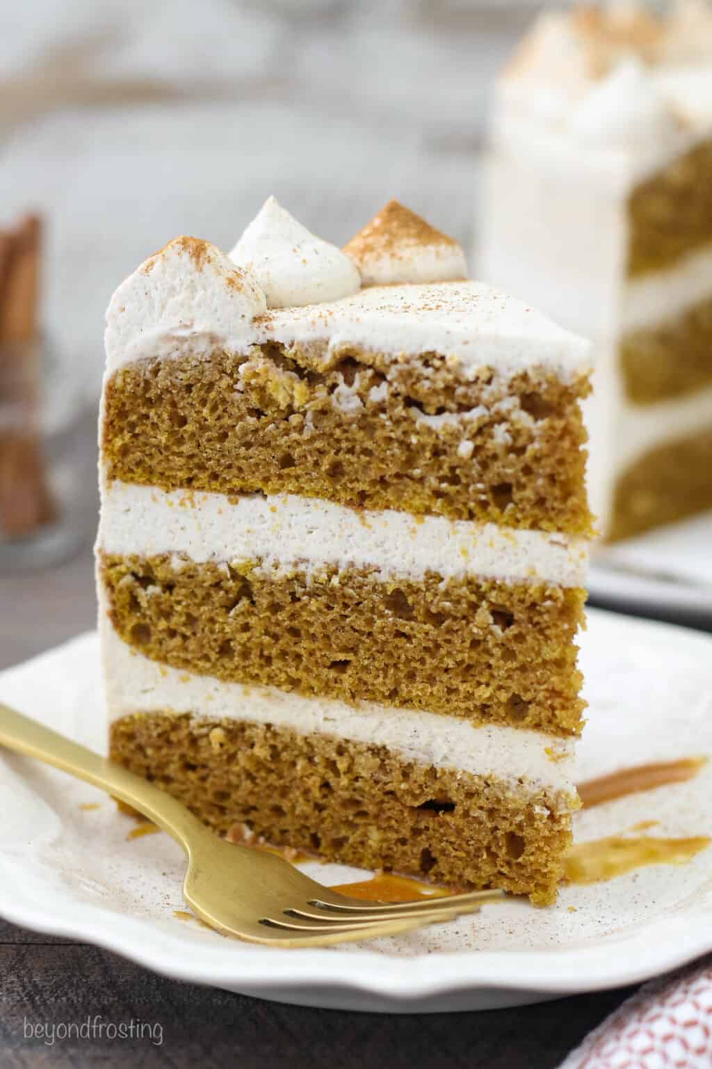 Pumpkin Cake with Mascarpone Frosting | Beyond Frosting