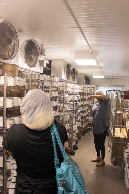 Inside the McConnell ice cream kitchen