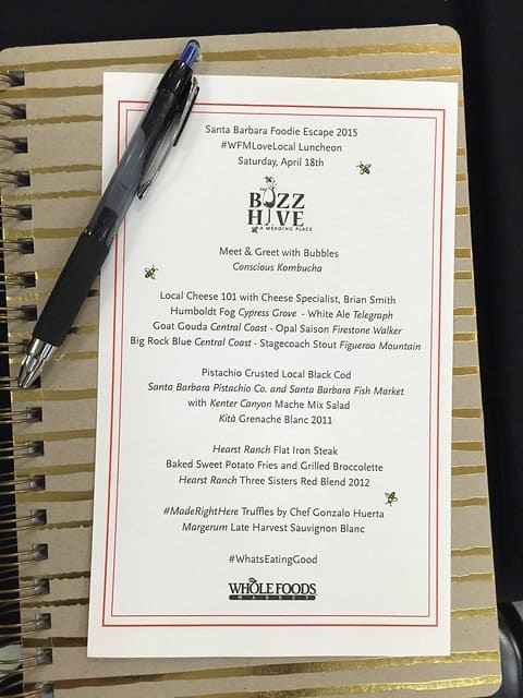 Buzz Hive mead tasting menu