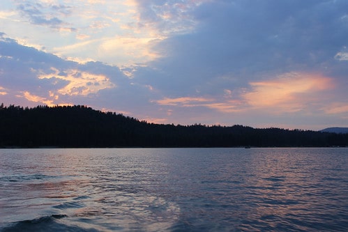 After sunset at Bass Lake