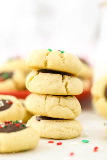 Chocolate Thumbprint Cookies | Beyond Frosting