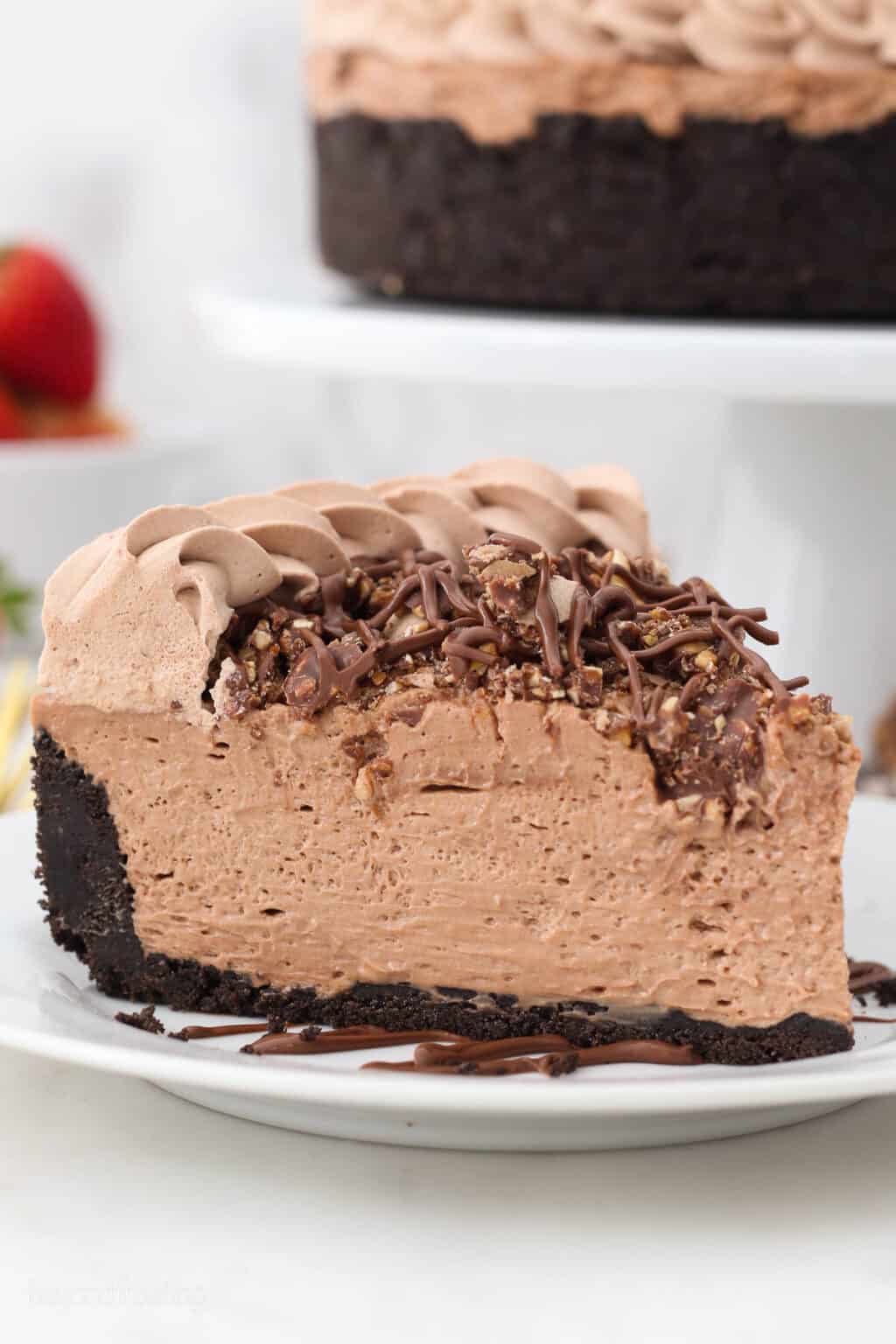 No-Bake Nutella Cheesecake - Beyond Frosting