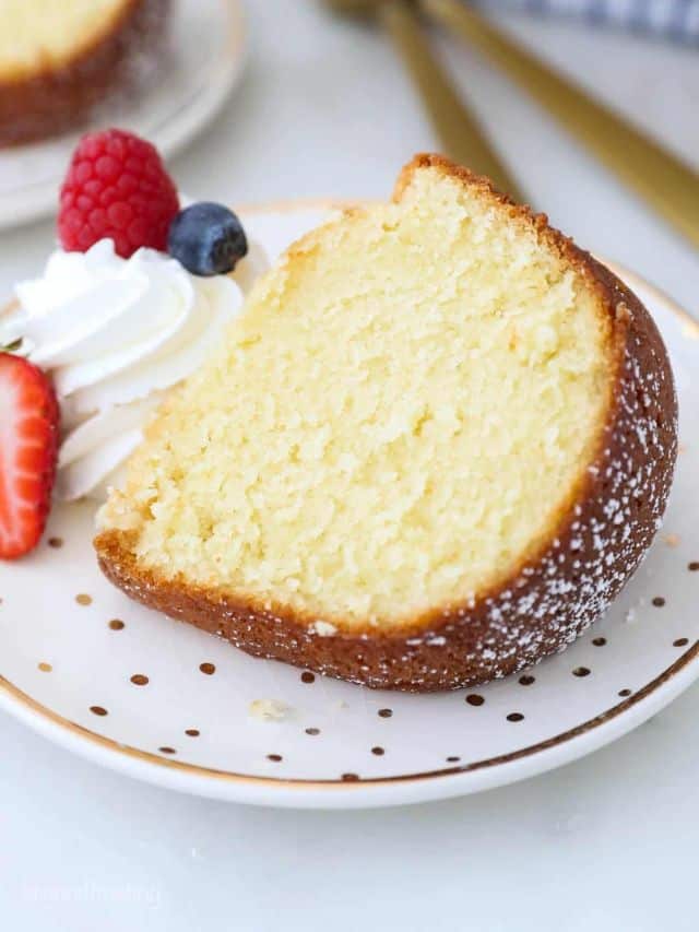 Easy Pound Cake - Beyond Frosting