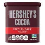 Hersheys Special Dark Cocoa Powder container