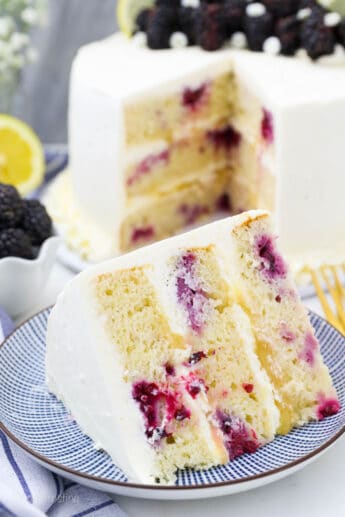 Lemon Blackberry Cake 