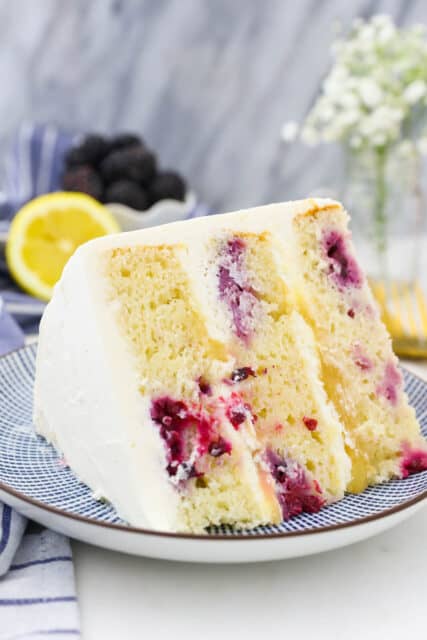 Lemon Blackberry Cake | Beyond Frosting