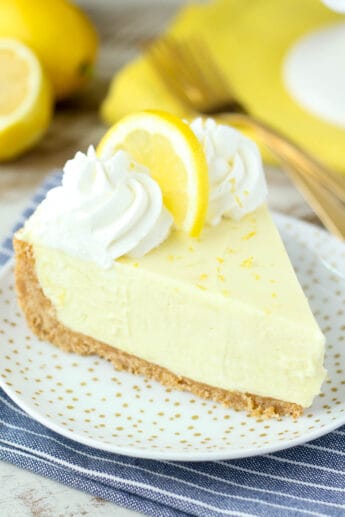 Easy No-Bake Lemon Pie | Beyond Frosting