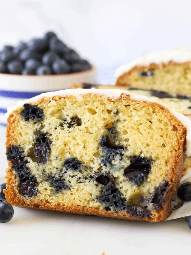Easy Blueberry Bread Beyond Frosting