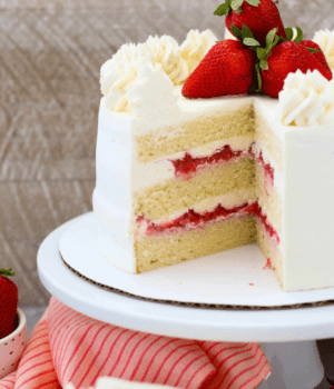 Strawberry Mascarpone Cake