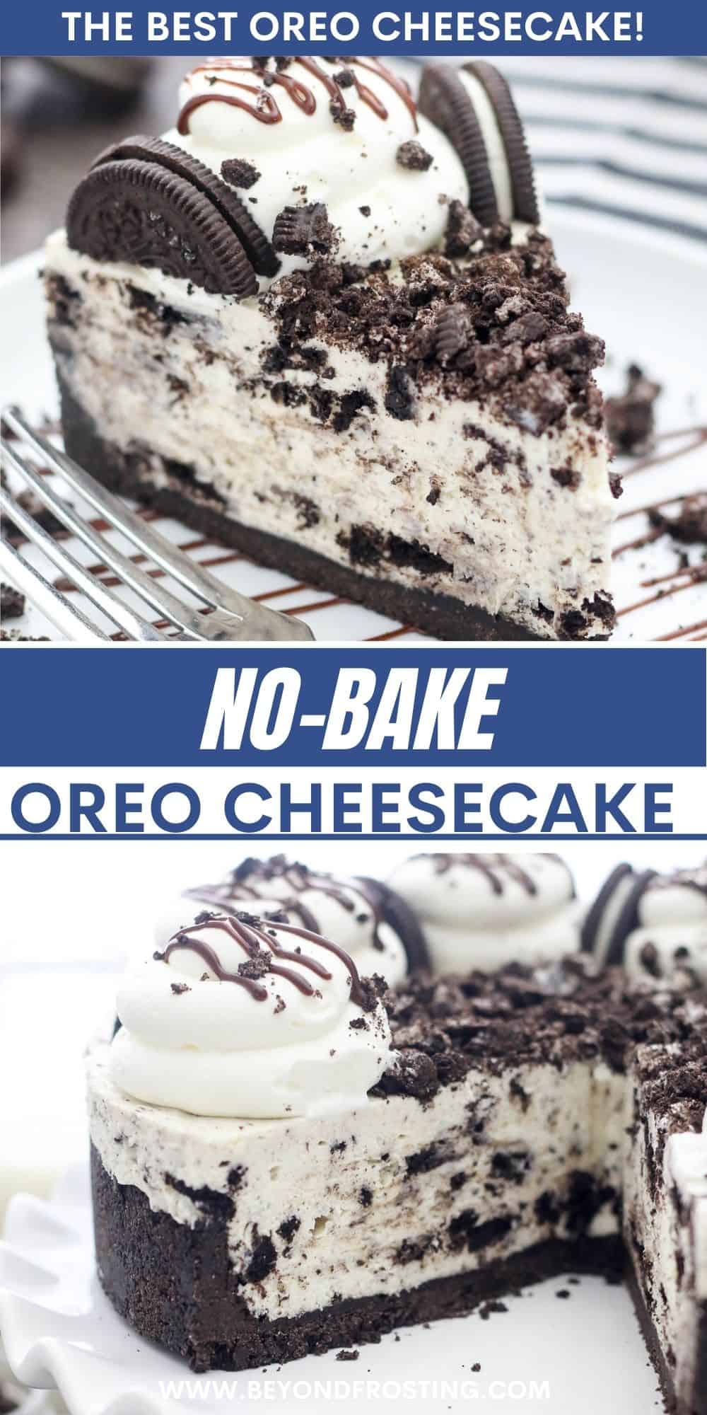 The Best No-Bake Oreo Cheesecake | Beyond Frosting