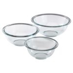 Pyrex Glass 3-Piece Mixing Bowl Set