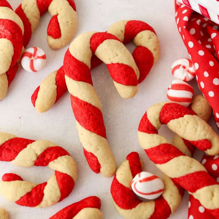 Easy Candy Cane Cookies Beyond Frosting