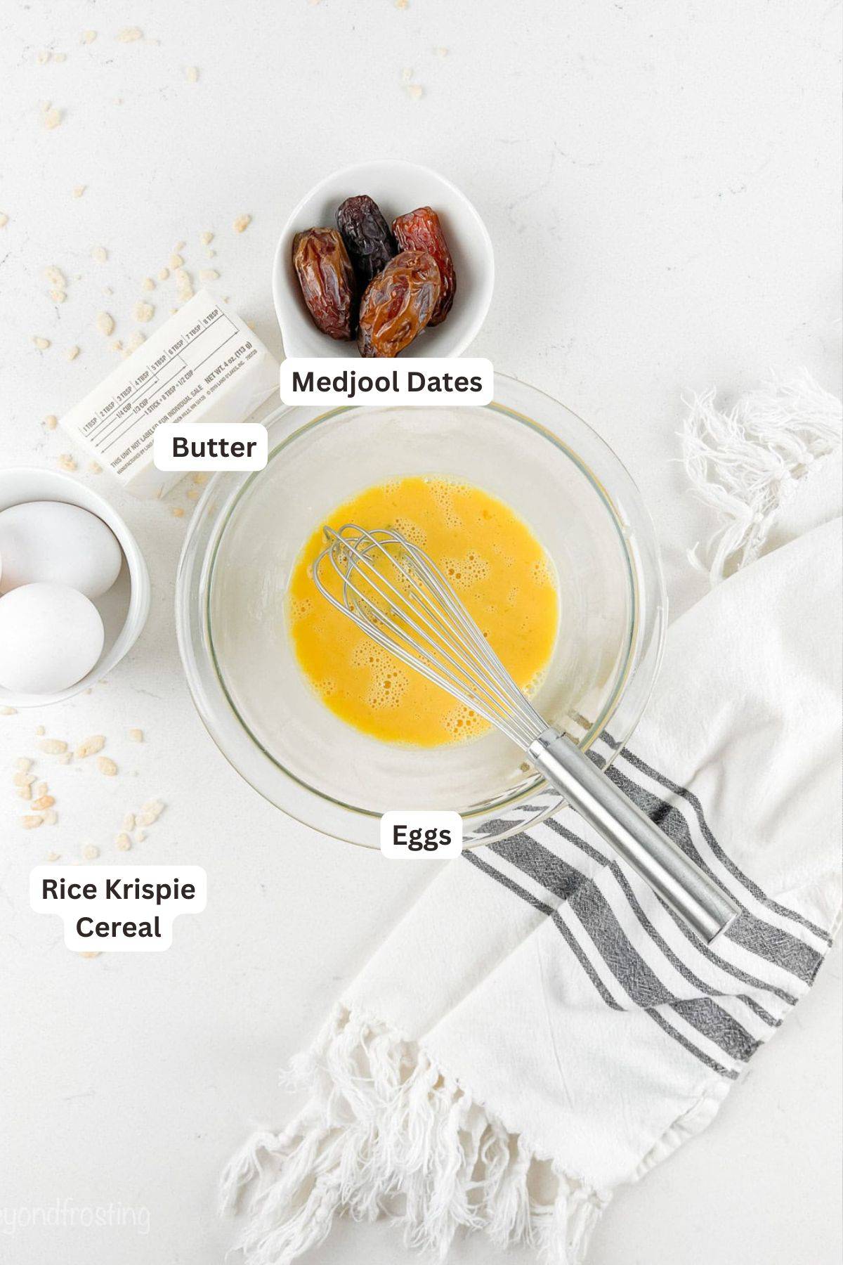 Coconut date balls are bite-sized Rice Krispie treats with a fruity, coconut twist! An easy no-bake treat that you can make in 30 minutes. Ingredients for Coconut Date Balls.