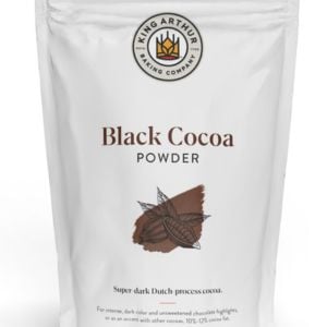 A bag of black cocoa powder from King Arthur Flour